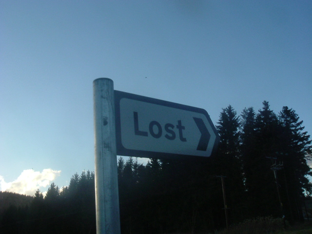 Lost sign