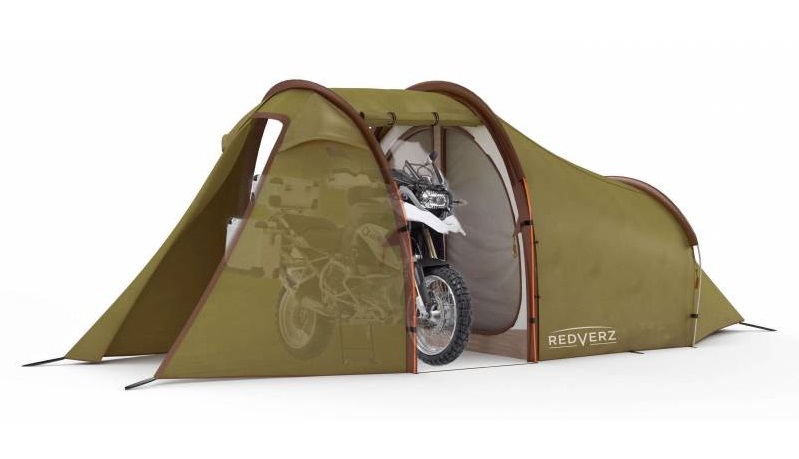 Redverz Atacama tent - perfect for a motorcycle camping trip