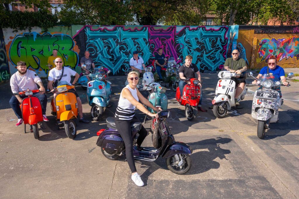 Joanna Daines scooterists Norwich