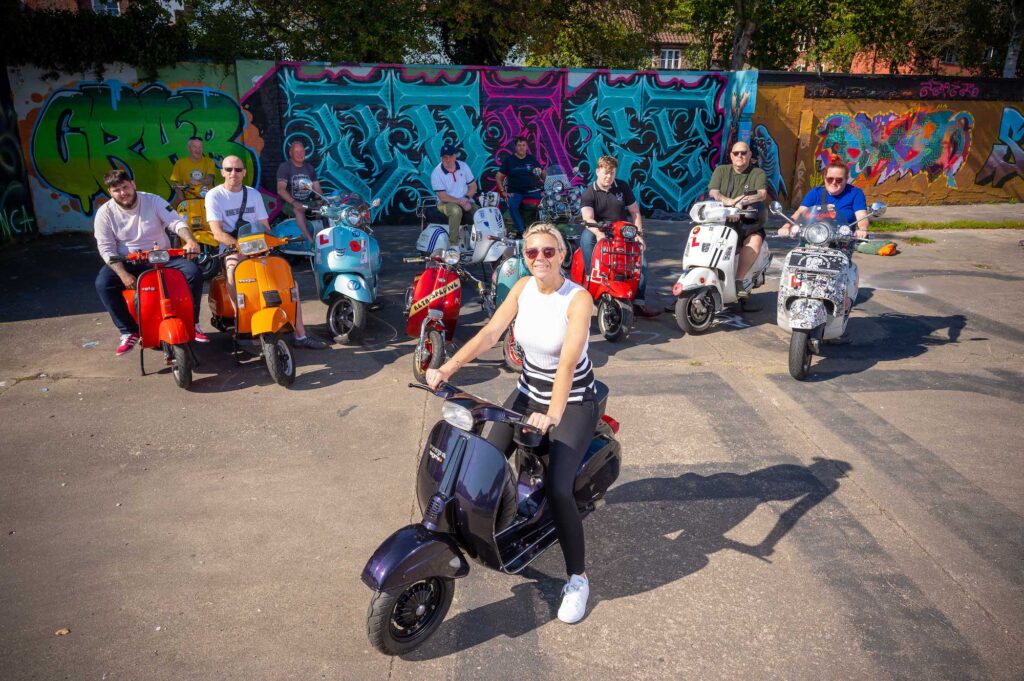 Jo Daines scooters