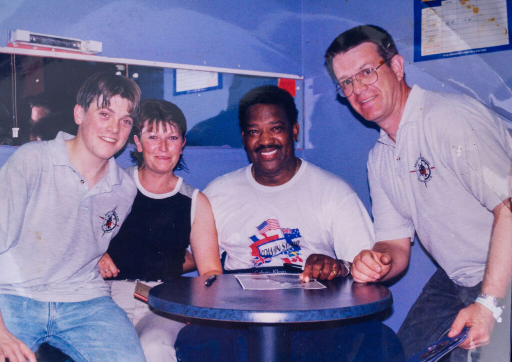 Andy Saggers with Edwin Starr