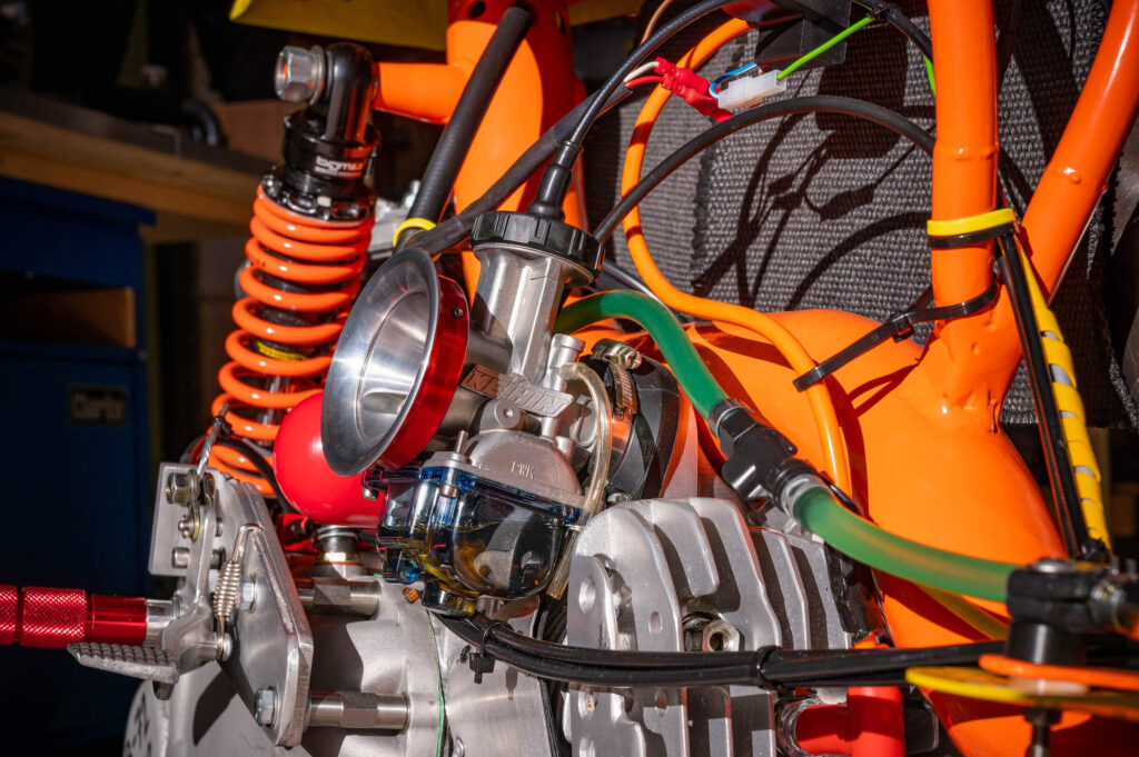 Lambretta racing engine