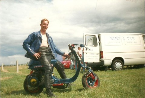 Shaun Fairhead sprinting 1993