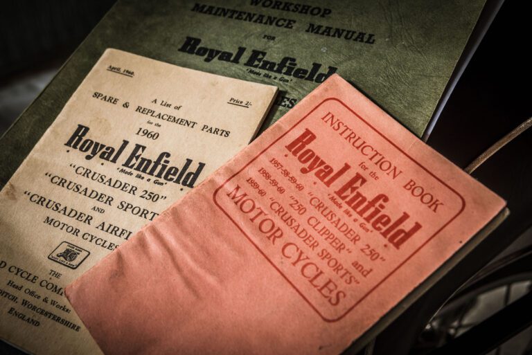 Royal Enfield handbooks