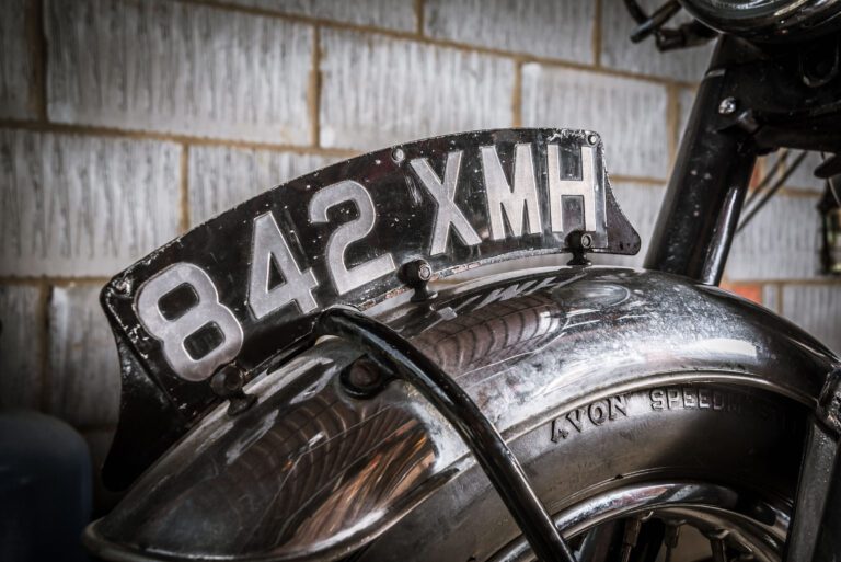 Royal Enfield number plate