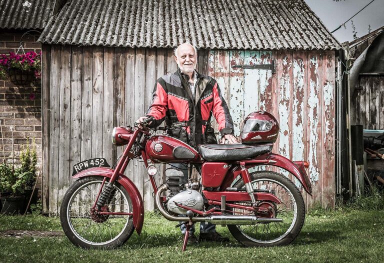 James Captain vintage motorcycle
