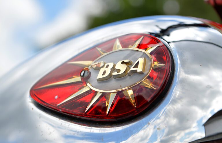 BSA Super Rocket badge petrol tank
