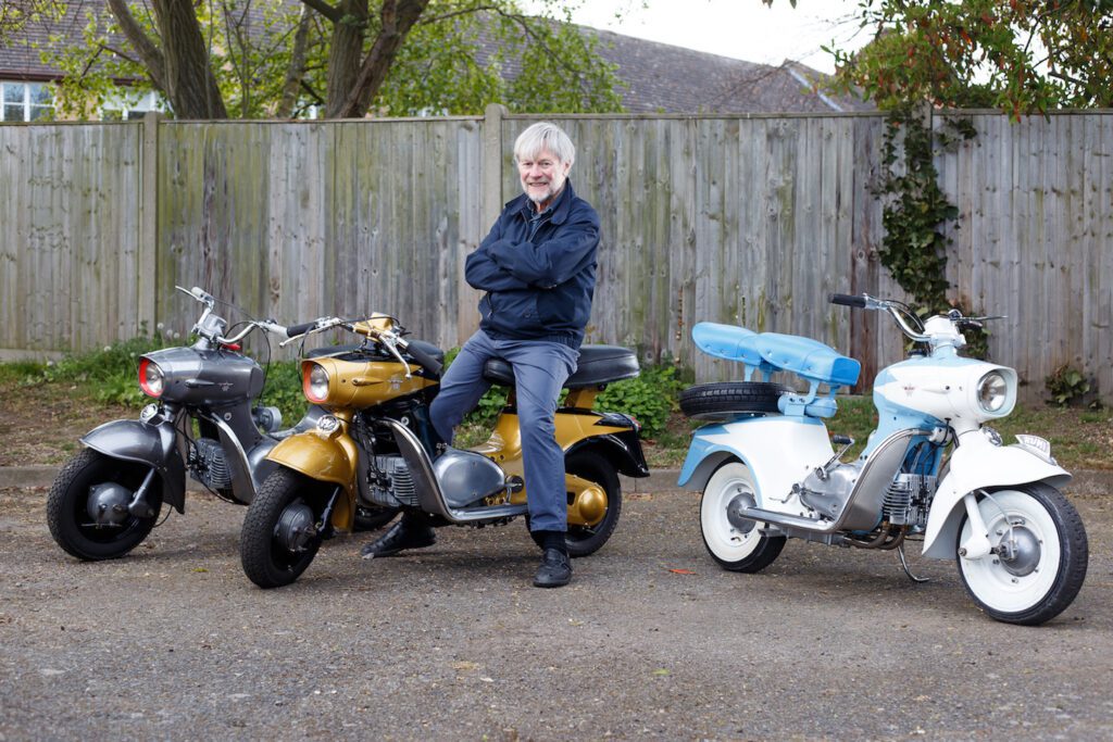 Terry Bedford Moto Rumi scooters