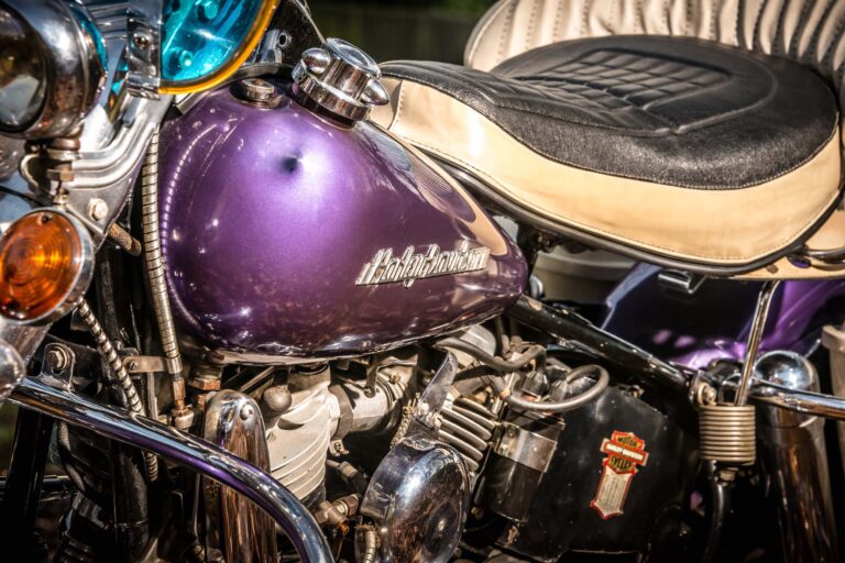 Harley Davidson Duo-Glide close up