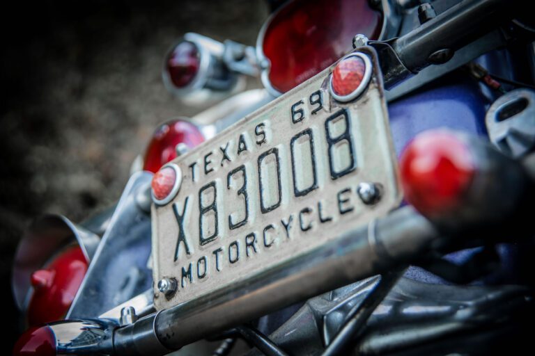 Harley American style plate