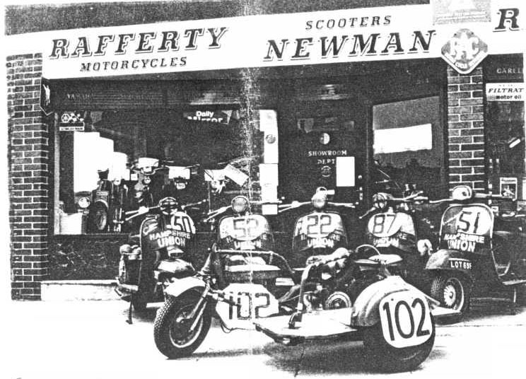 Rafferty Newman workshops with Wildcat scooters