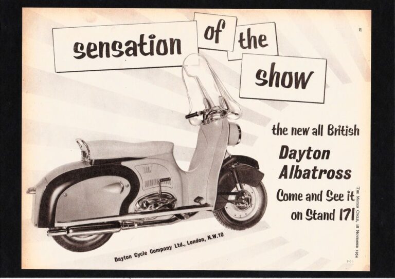 An advert for the new Dayton Albatross