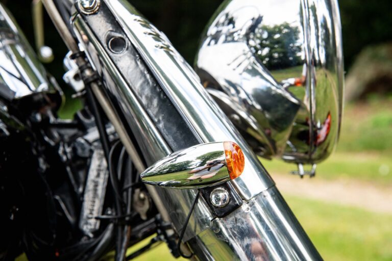 Softail close up