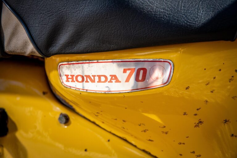 Honda C70 sticker