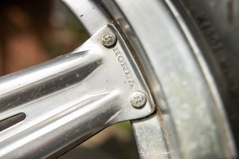 Honda CB650 wheel detail