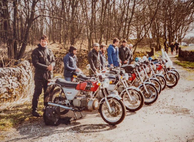 Andrew (foreground) on a DKW rally