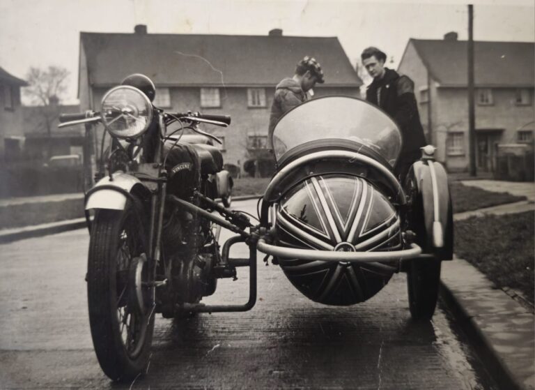 Vincent Black Shadow with Steib sidecar
