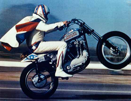 Evel Kenievel stunt cycle